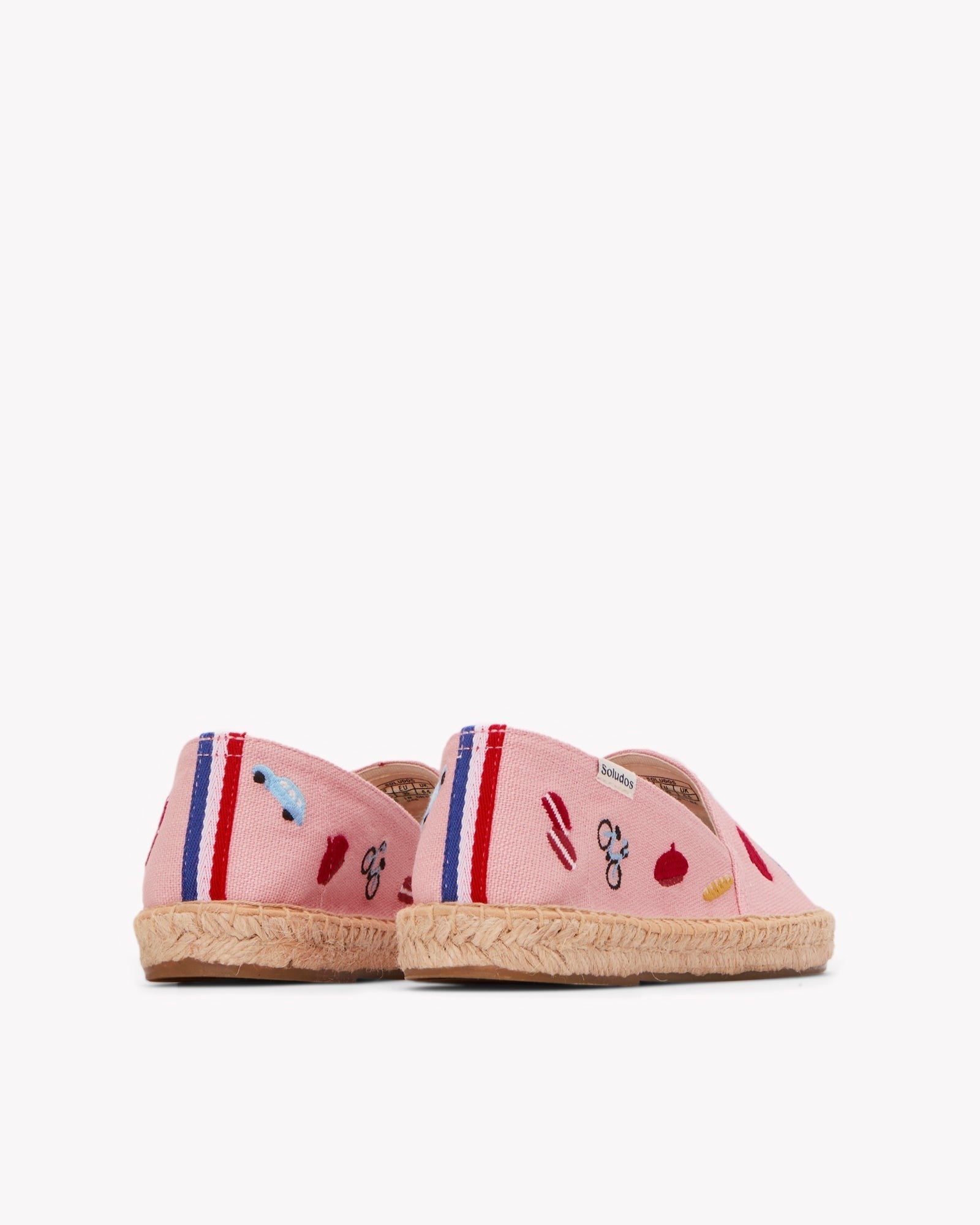 The Original Espadrille - Embroidery / France - Rosa Pink - Women's - Women's Espadrilles - Rosa Pink / France - Soludos -
