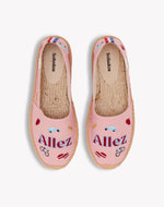 The Original Espadrille - Embroidery / France - Rosa Pink - Women's - Women's Espadrilles - Rosa Pink / France - Soludos - 