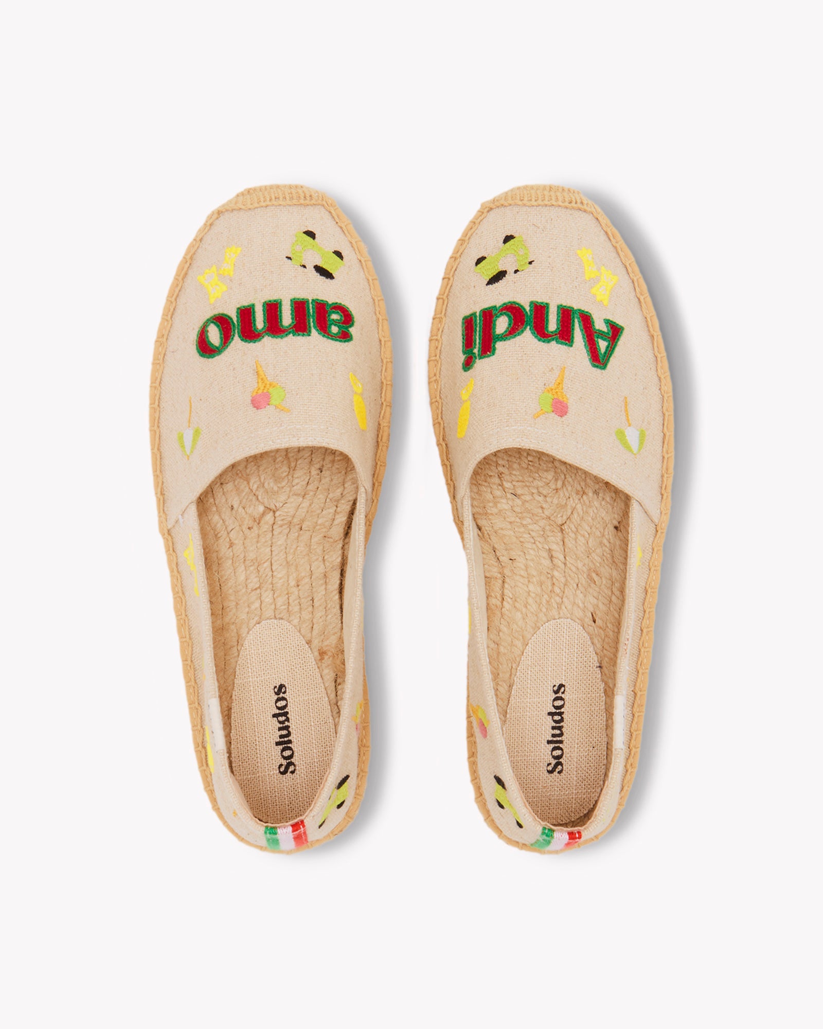 Women's Original Espadrille | Embroidery | Italy 24 - Natural Undyed