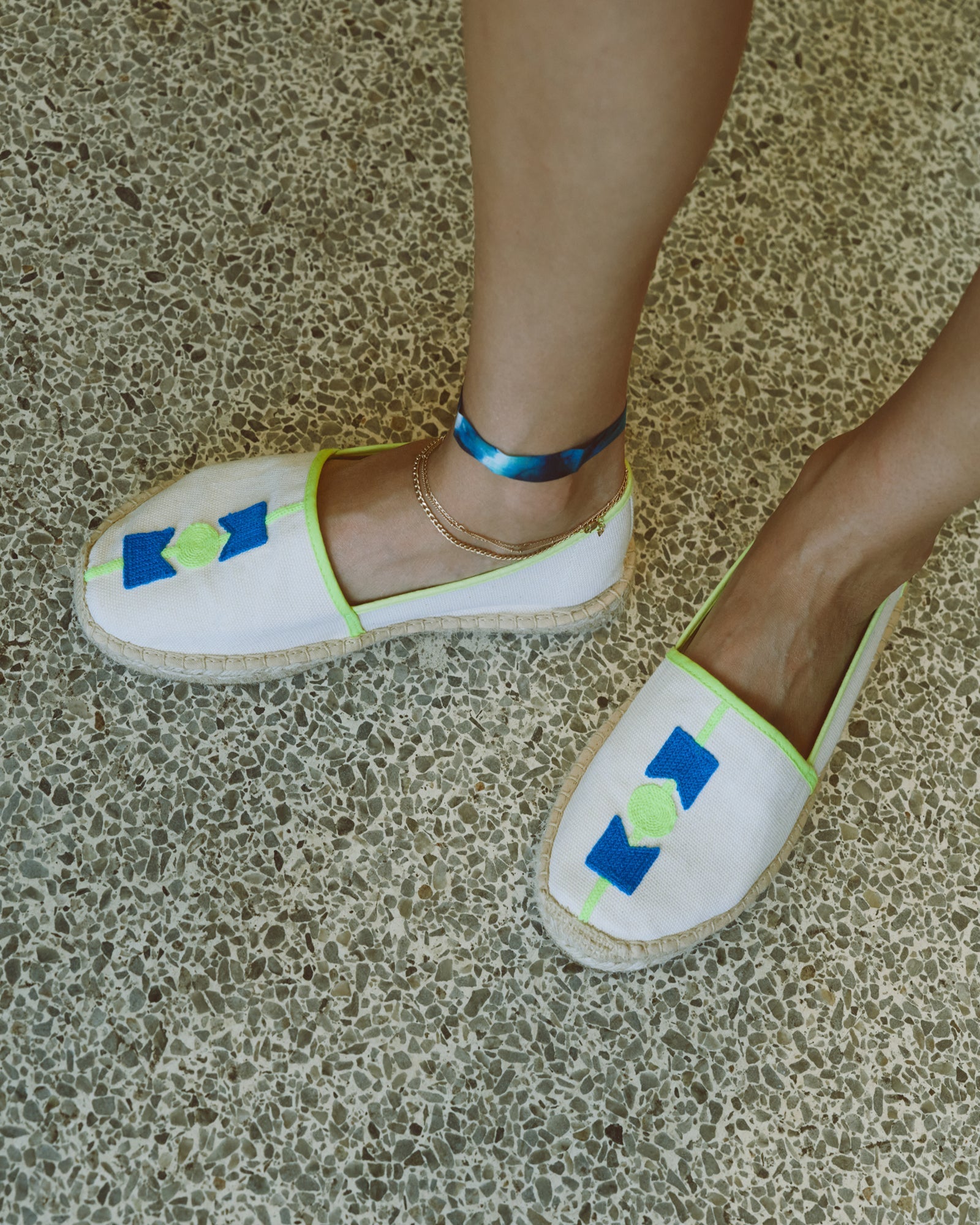 Women's Original Espadrille | Embroidery | Molyan Blue - Natural Undyed - Women's Espadrilles - Natural Undyed - Molyan Blue - Soludos -
