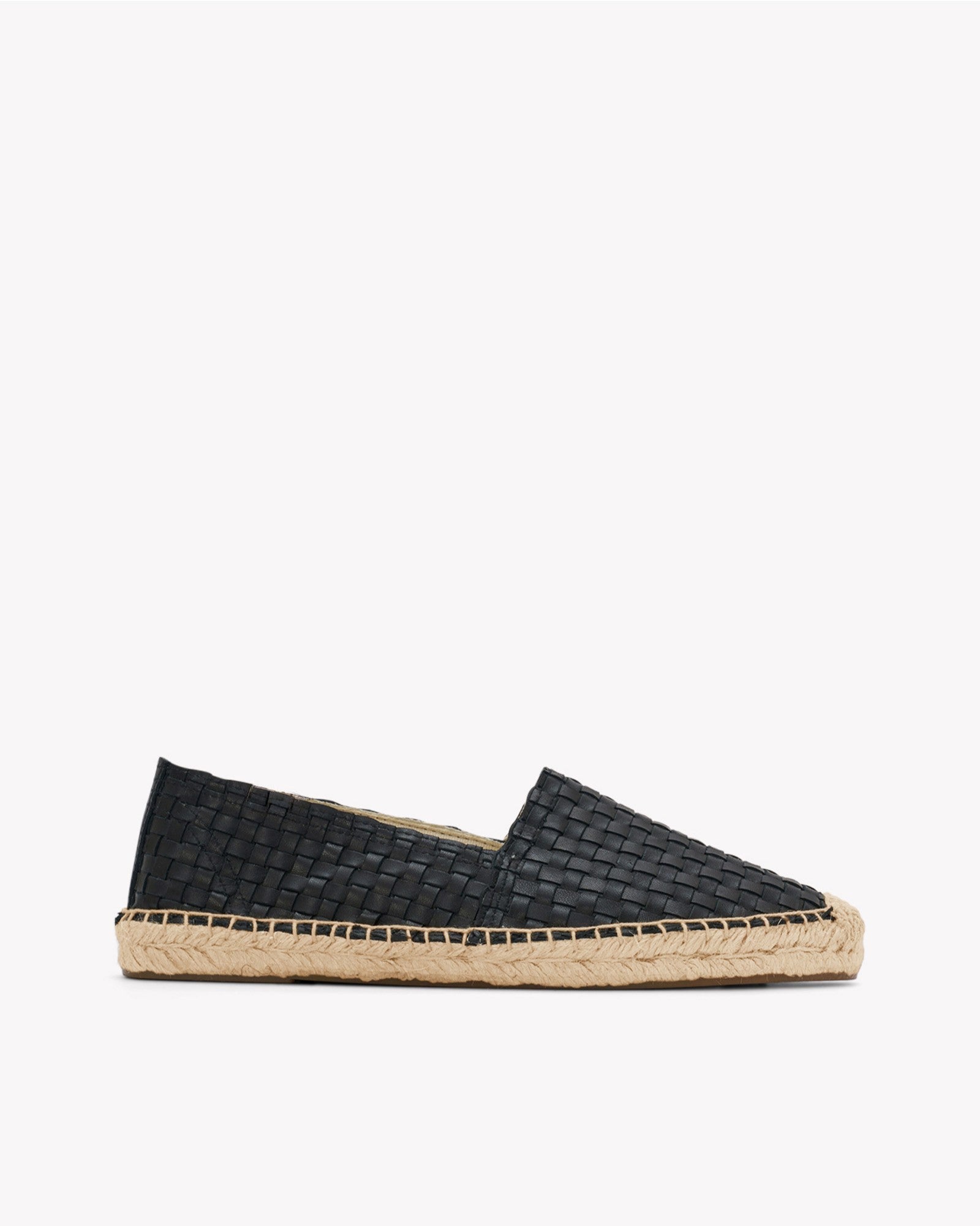 Womens_Espadrilles_The Original_Woven Leathers_Noche Black - Women's Espadrilles - Noche Black - Soludos -