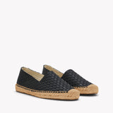 Womens_Espadrilles_The Original_Woven Leathers_Noche Black - Women's Espadrilles - Noche Black - Soludos -