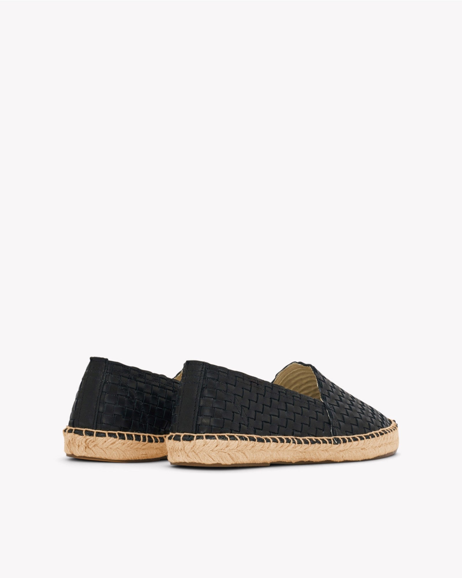 Womens_Espadrilles_The Original_Woven Leathers_Noche Black - Women's Espadrilles - Noche Black - Soludos -
