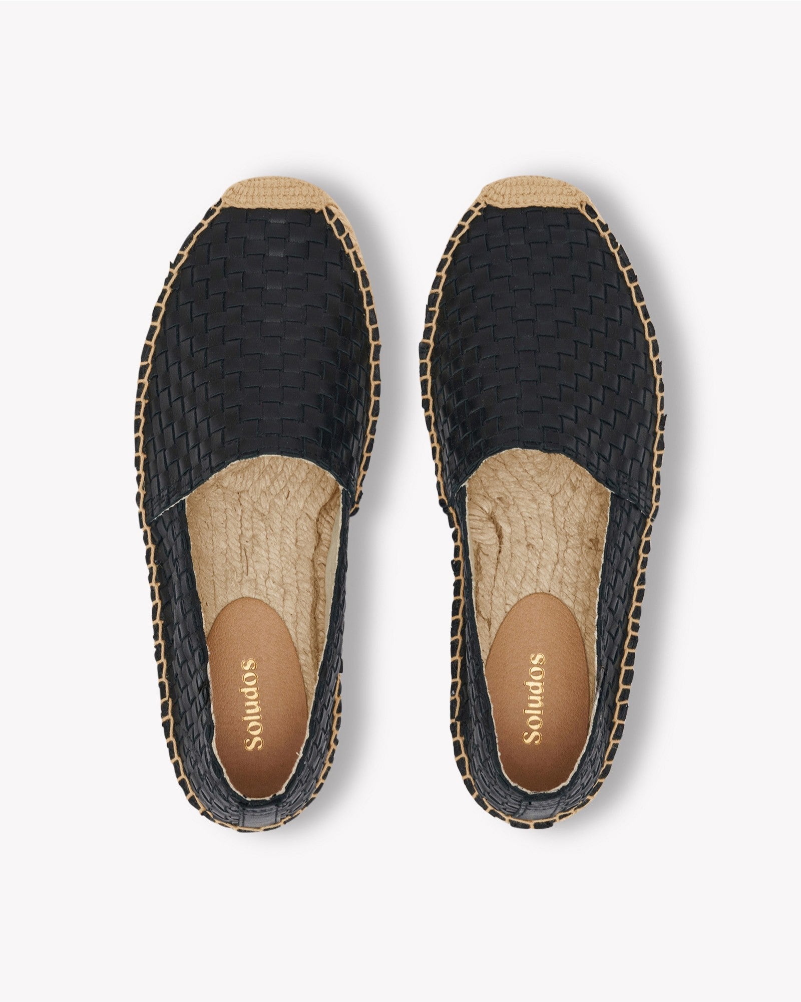 Womens_Espadrilles_The Original_Woven Leathers_Noche Black - Women's Espadrilles - Noche Black - Soludos -