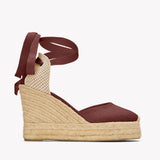 The Platform Wedge - Classic - Castano Brown - Women's - Women's Wedge Espadrilles - Castaño Brown - Soludos -