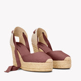 The Platform Wedge - Classic - Castano Brown - Women's - Women's Wedge Espadrilles - Castaño Brown - Soludos -