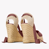 The Platform Wedge - Classic - Castano Brown - Women's - Women's Wedge Espadrilles - Castaño Brown - Soludos -
