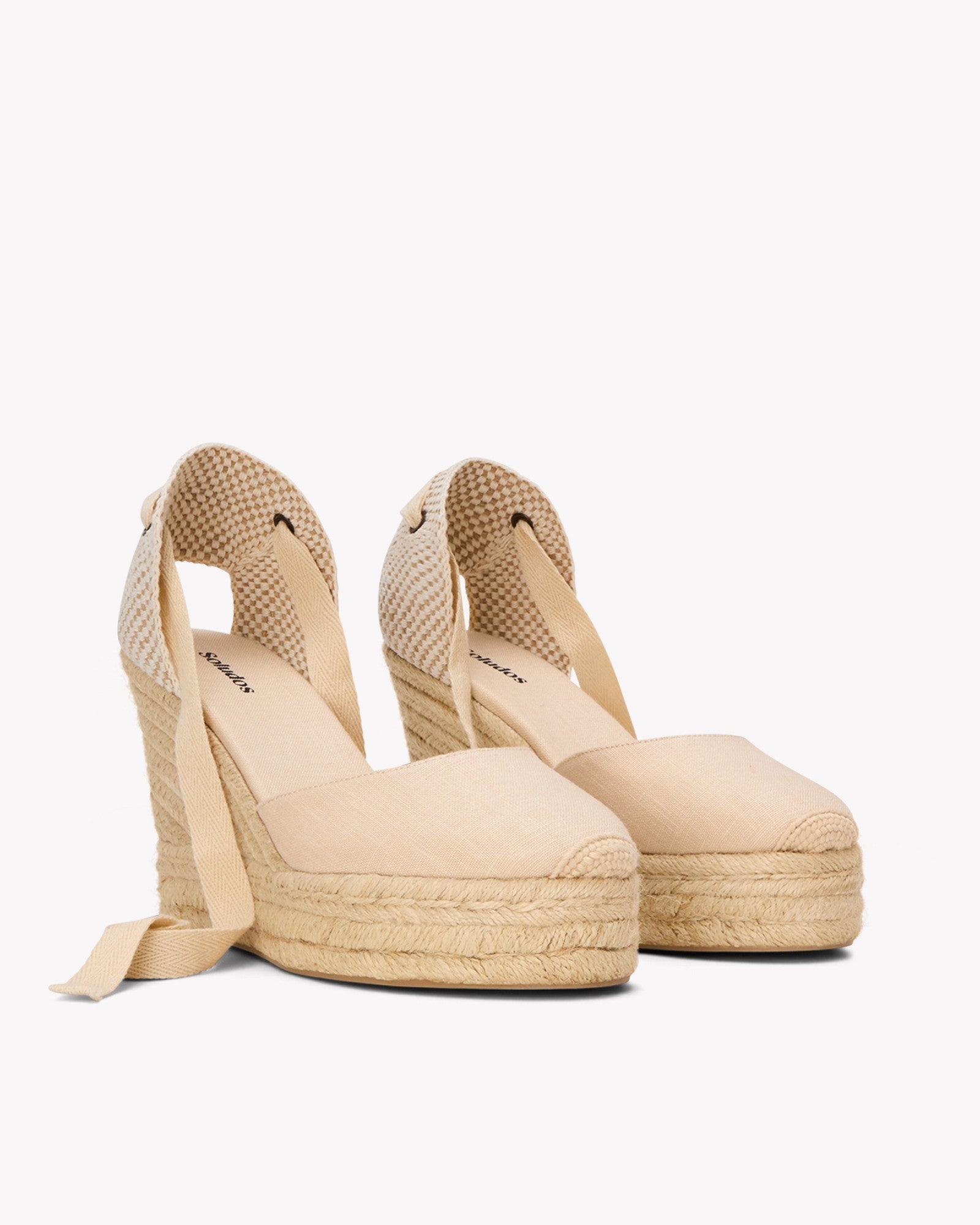 The Platform Wedge - Classic - La Concha Ivory - Women's - Women's Wedge Espadrilles - La Concha Ivory - Soludos -