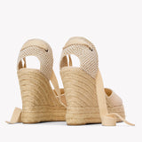 The Platform Wedge - Classic - La Concha Ivory - Women's - Women's Wedge Espadrilles - La Concha Ivory - Soludos -