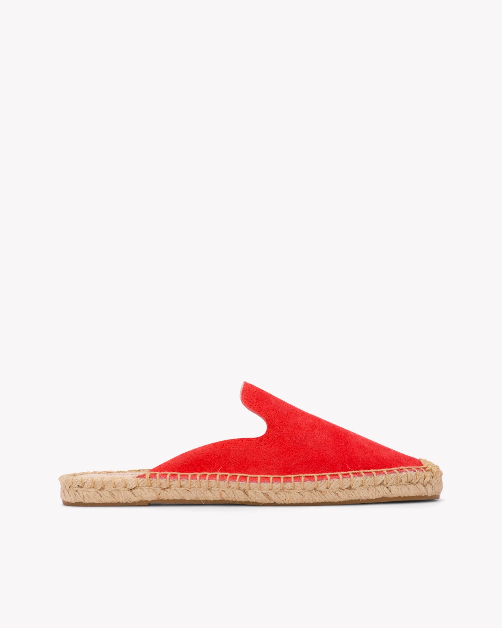 Smoking Mule Espadrille Suede Lava