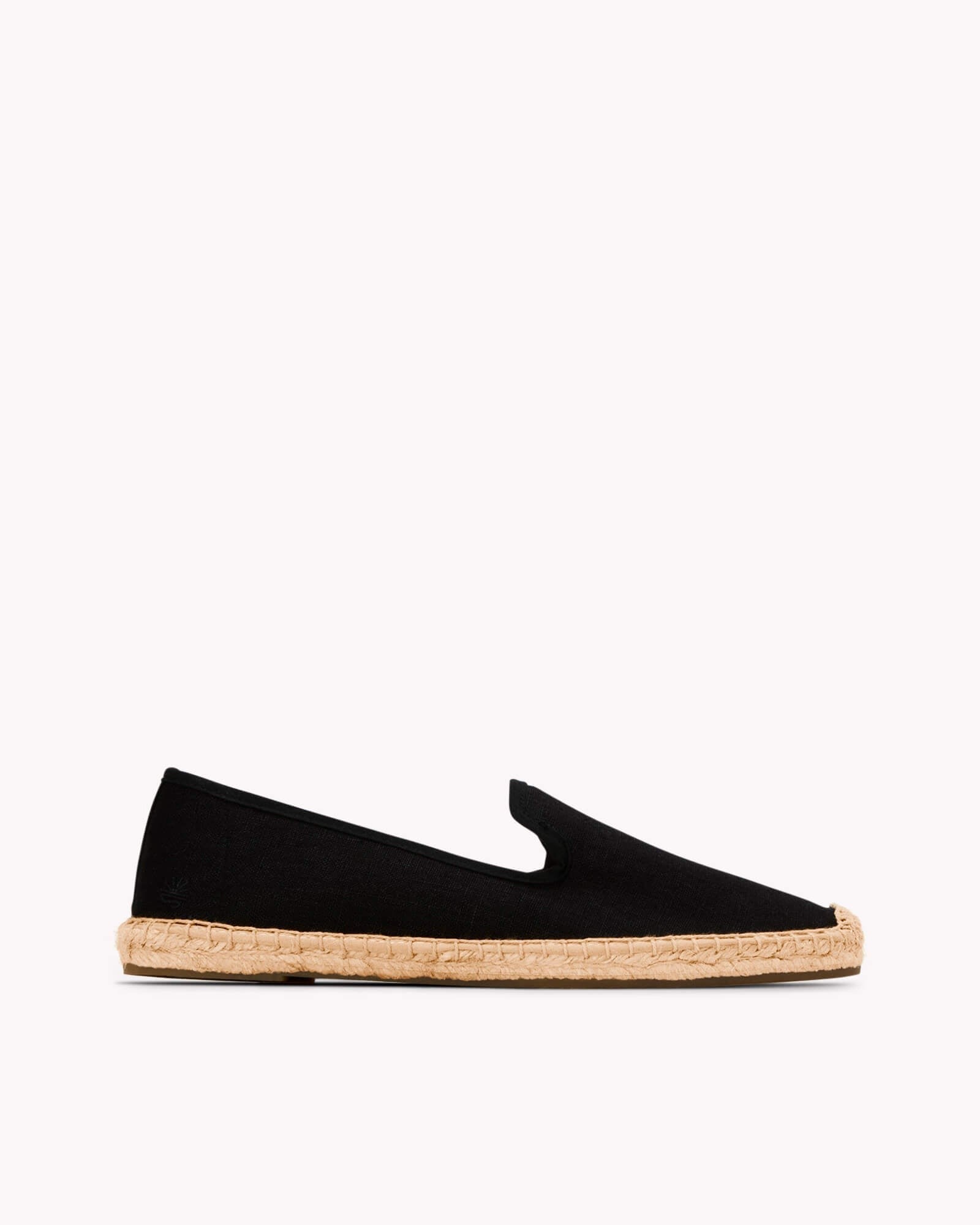 Smoking Espadrille Linen Tonal
