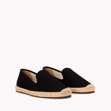The Smoking Slipper - Tonal Piping - Tonal Black - Women's - Women's Espadrilles - Tonal Black - Soludos -