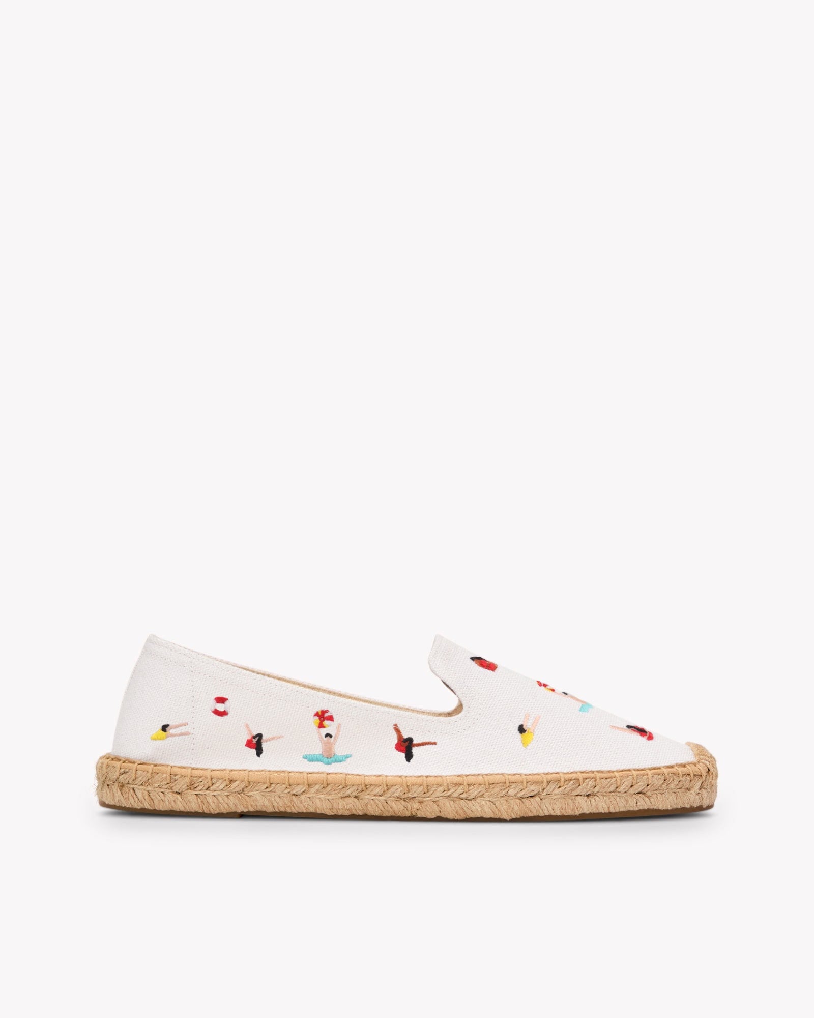 Smoking Espadrille Embroidery Swimmers Oasis