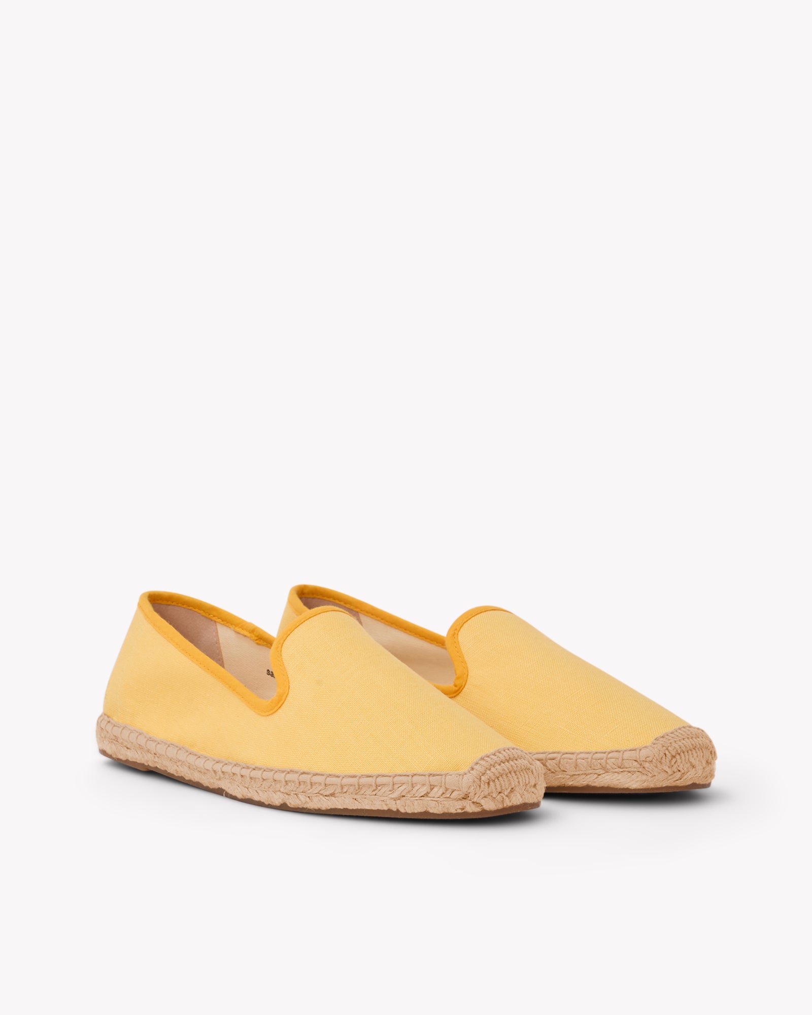 Women's Smoking Espadrille | Linen Color | Sunshine Yellow - Women's Espadrilles - Sunshine Yellow - Soludos -