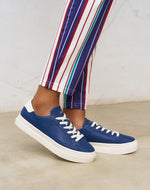 The Ibiza Platform - Classic - Marine Blue - Women's - Women's Sneakers - Marine Blue - Soludos - 