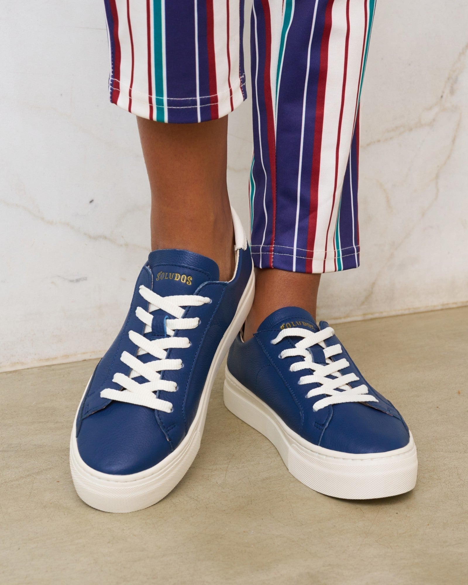 The Ibiza Platform - Classic - Marine Blue - Women's - Women's Sneakers - Marine Blue - Soludos - 
