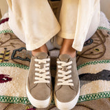 The Ibiza Platform - Suede - Sage Green - Women's - Women's Sneakers - Sage Green - Soludos - 