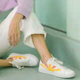 The Original Ibiza - Embroidery / Rainbow Wave - White - Women's - Women's Sneakers - Oasis White / Rainbow Wave - Soludos -