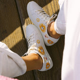 The Original Ibiza - Embroidery / Shine On - White - Women's - Women's Sneakers - White / Shine On - Soludos -