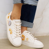 The Original Ibiza - Embroidery / Shine On - White - Women's - Women's Sneakers - White / Shine On - Soludos -