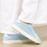 The Original Ibiza - Mesh - Azure Blue - Women's - Women's Sneakers - Azure Blue - Soludos - 