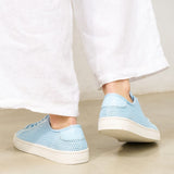 The Original Ibiza - Mesh - Azure Blue - Women's - Women's Sneakers - Azure Blue - Soludos - 