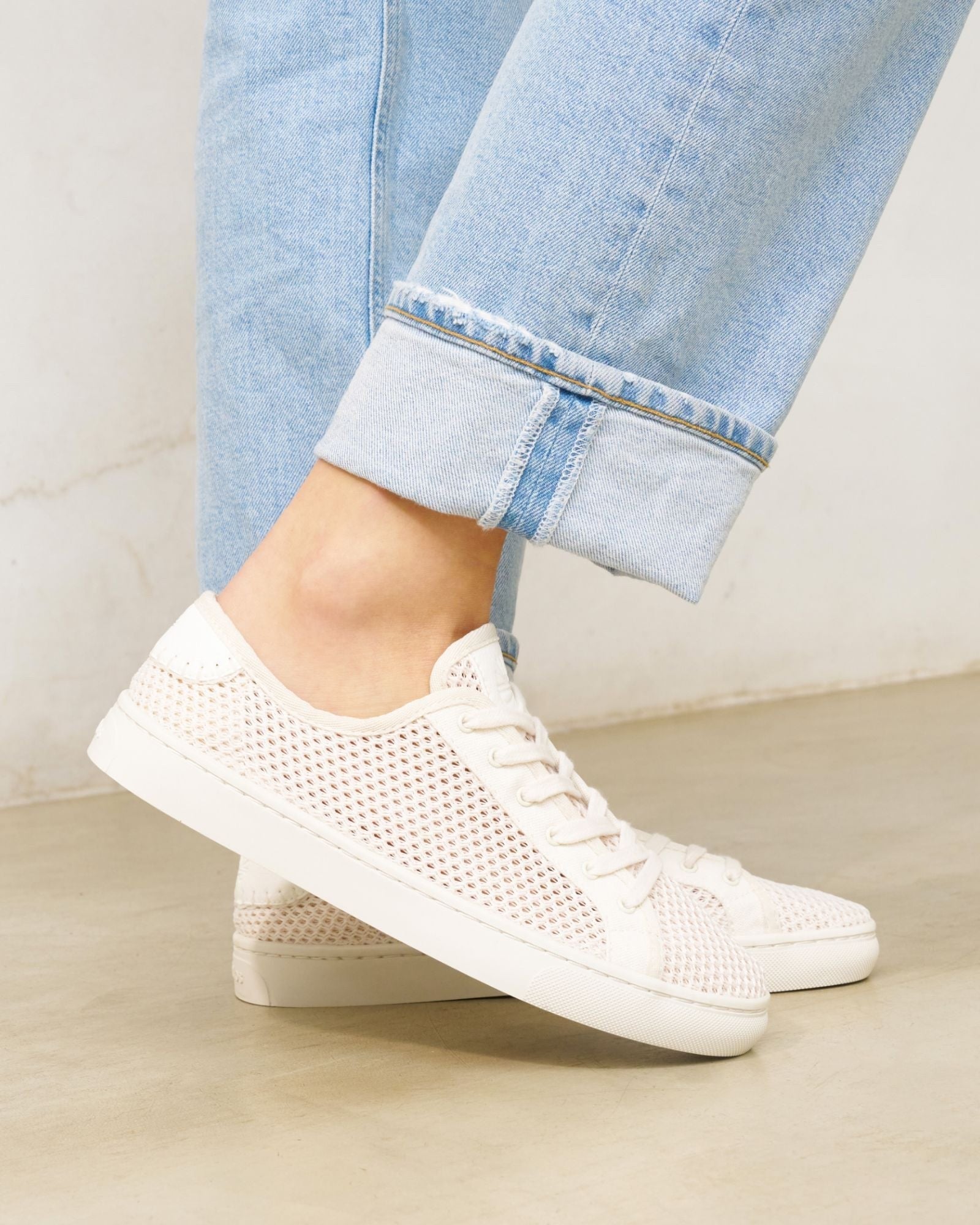 The Original Ibiza - Mesh - Sea Salt White - Women's - Women's Sneakers - Sea Salt White - Soludos -