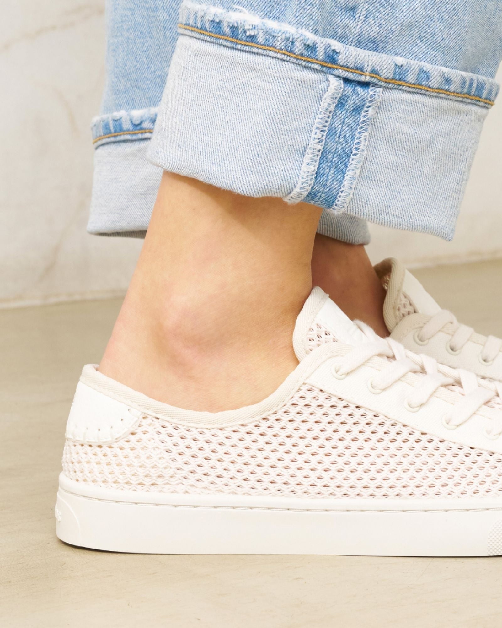 The Original Ibiza - Mesh - Sea Salt White - Women's - Women's Sneakers - Sea Salt White - Soludos -