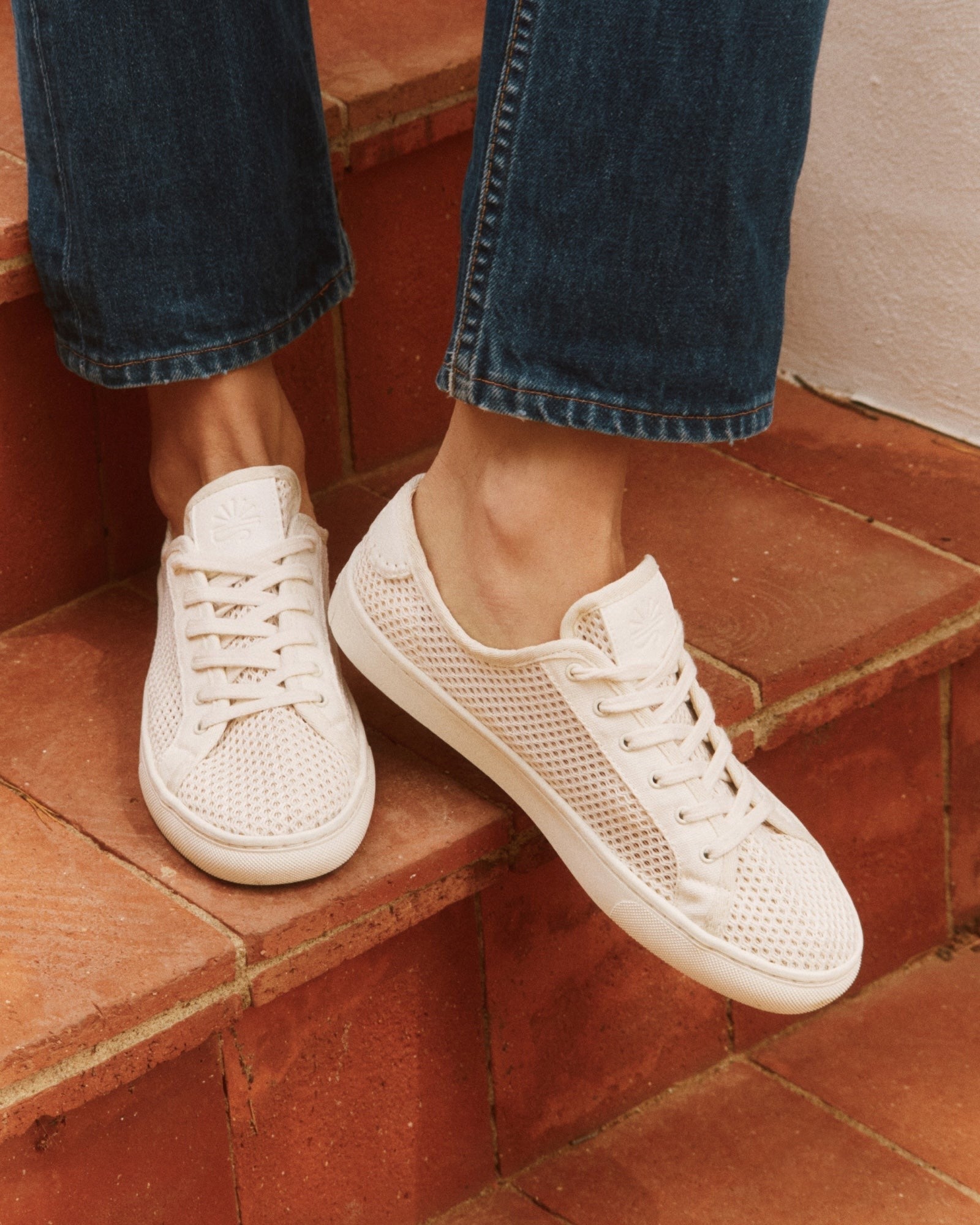 The Original Ibiza - Mesh - Sea Salt White - Women's - Women's Sneakers - Sea Salt White - Soludos -