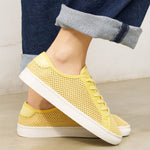 The Original Ibiza - Mesh - Canaria Yellow - Women's - Women's Sneakers - Canaria Yellow - Soludos -