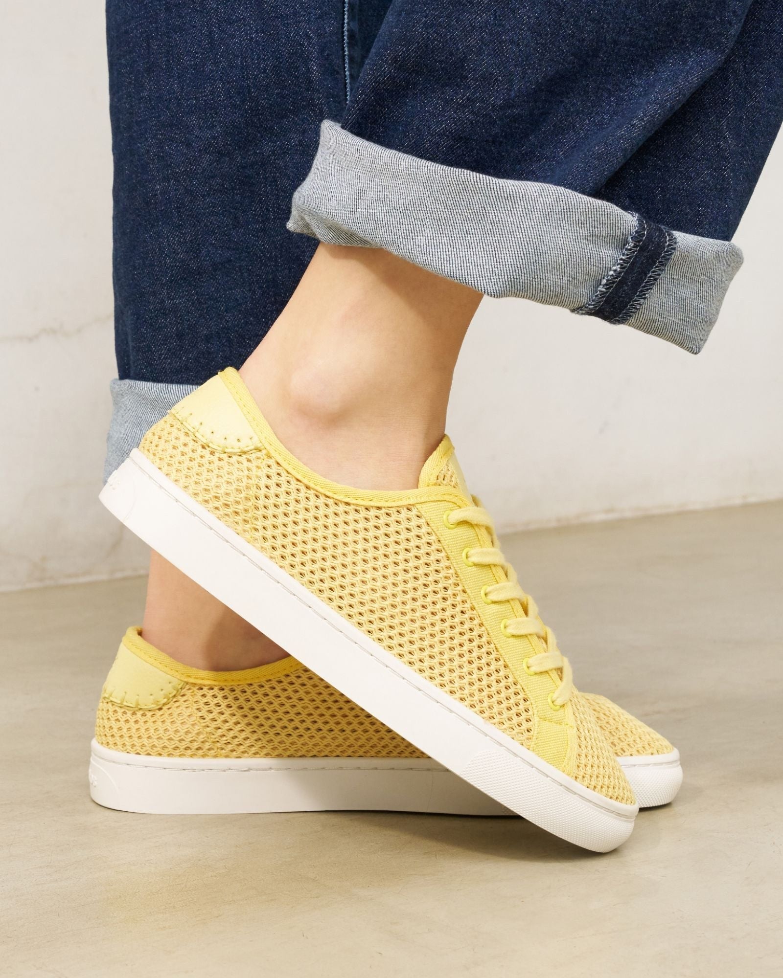 The Original Ibiza - Mesh - Canaria Yellow - Women's - Women's Sneakers - Canaria Yellow - Soludos -
