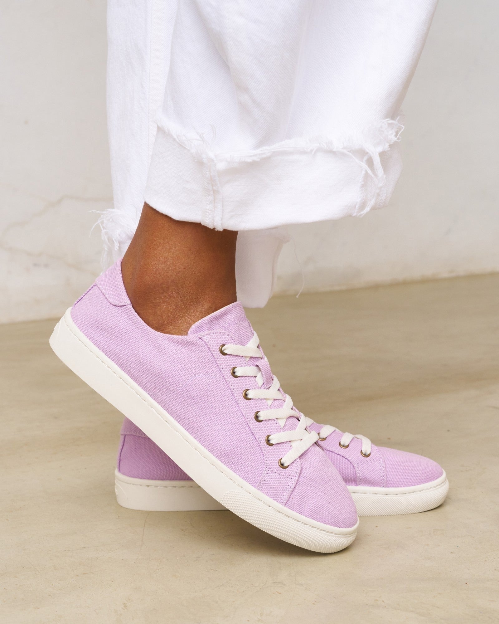 Ibiza Canvas Sneaker Lavender Purple Women's – Soludos