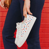The Original Ibiza - Embroidery / Hearts - White - Women's - Women's Sneakers - Oasis White / Hearts - Soludos -