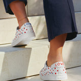 The Original Ibiza - Embroidery / Hearts - White - Women's - Women's Sneakers - Oasis White / Hearts - Soludos -