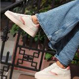 The Roma - Classic - White / Pink / Light Blue - Women's - Women's Sneakers - White / Pink / Light Blue - Soludos -
