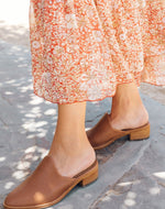 The Venetian Mule - Leather - Tan - Women's - Women - Tan - Soludos -