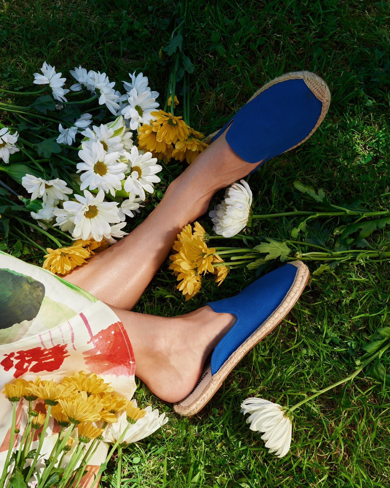 Womens_Espadrilles_The Dali Mule_Canvas Colors_French Blue - Women's Espadrilles - French Blue - Soludos - 