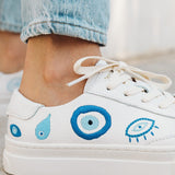 The Ibiza Platform - Evil Eye - Oasis White - Women's - Women - White - Soludos - 