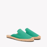 Womens_Espadrilles_The Dali Mule_Canvas Colors_Fiji Green - Women's Espadrilles - Fiji Green - Soludos - 
