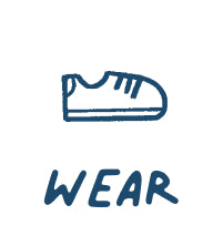 shoe icon + wear