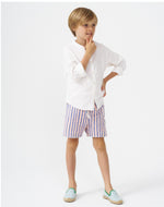 The Smoking Slipper - Contrast Piping - Mint / Green - Kids' - Kids' Espadrilles - Mint / Green - Soludos - 