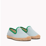 The Smoking Slipper - Contrast Piping - Mint / Green - Kids' - Kids' Espadrilles - Mint / Green - Soludos - 