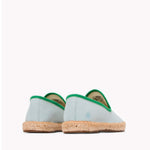 The Smoking Slipper - Contrast Piping - Mint / Green - Kids' - Kids' Espadrilles - Mint / Green - Soludos - 