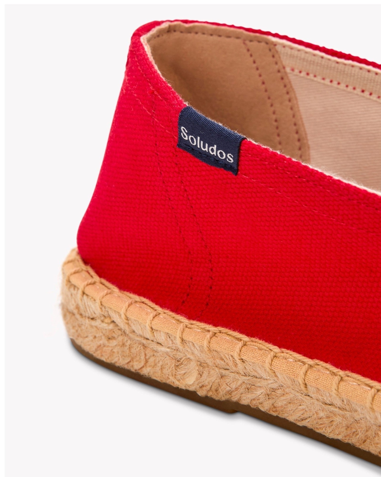 DECOHO Espadrilles Mixtes Rouges Fabriquées En France - Toile 100% Coton, Semelle Caoutchouc Et Jute