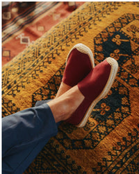 The Original Espadrille - Dali Colors - Seasonal - Cabernet Red - Men's - Men's Espadrilles - Cabernet Red - ET2C - 