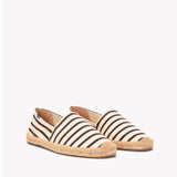 Men's Original Espadrille | Woven Stripe | Classic - Ivory - Black - Men's Espadrilles - Ivory - Black - Soludos - 