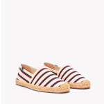 The Original Espadrille - Classic Stripes - Ivory / Navy / Red - Men's - Men's Espadrilles - Ivory / Navy / Red - Soludos - 