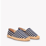 The Original Espadrille - Classic Stripes - Dark Navy / Ivory - Men's - Men's Espadrilles - Dark Navy / Ivory - Soludos - 