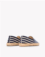 The Original Espadrille - Classic Stripes - Dark Navy / Ivory - Men's - Men's Espadrilles - Dark Navy / Ivory - Soludos - 
