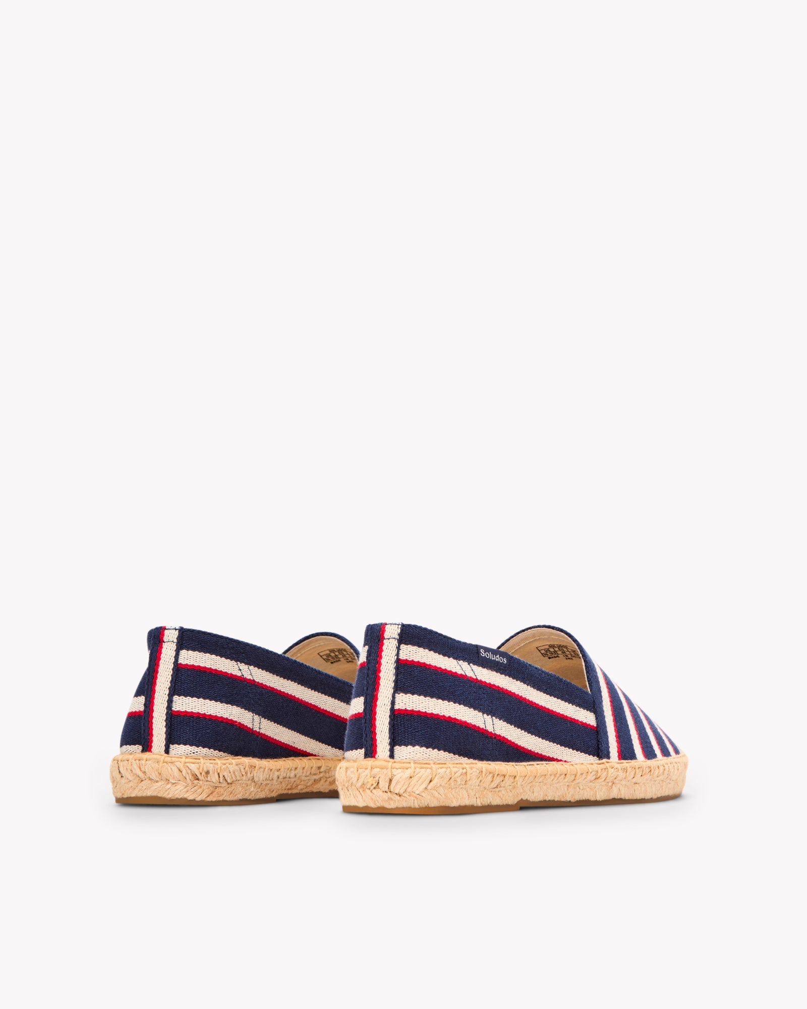 The Original Espadrille - Classic Stripes - Navy / Ivory / Red - Men's